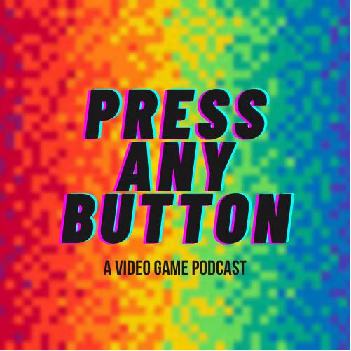 Press any button logo